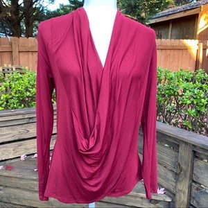 Anthropologie Red Top size medium